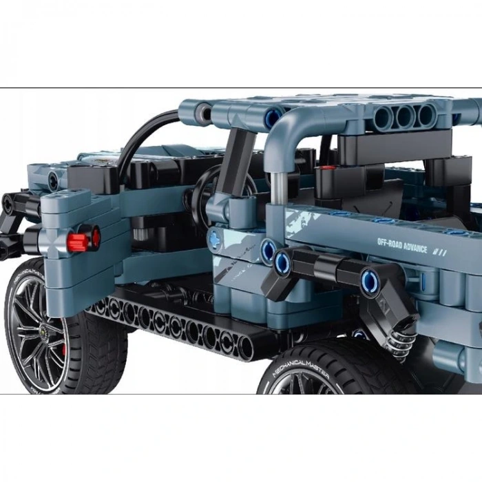 SUNMAN İM. MASTER NO.5819 ÇEK-BIRAK ARAZİ ARACI PICK-UP MAVİ LEGO YAPIM SETİ 463 PARÇA 6+