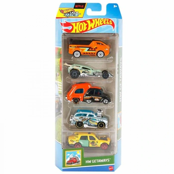 MATTEL HOT WHEELS 01806 5 Lİ ARABA SETİ 3+