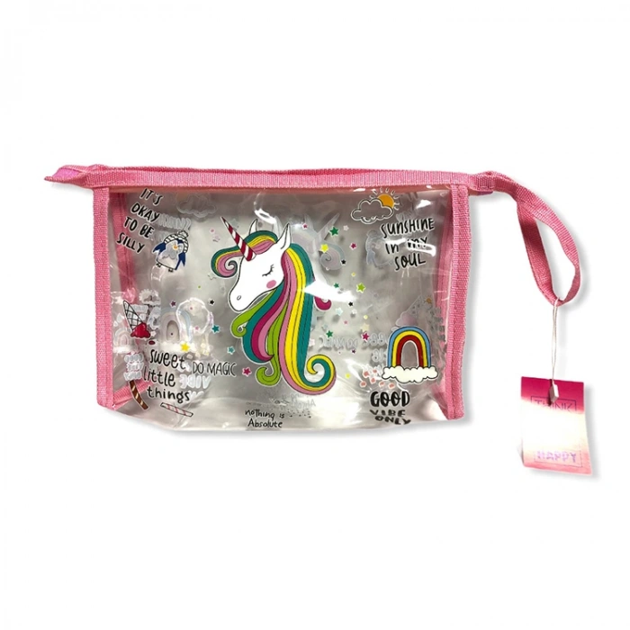 KAHRAMAN KİWOO DESİNG ŞEFFAF EL ÇANTASI - FS0012