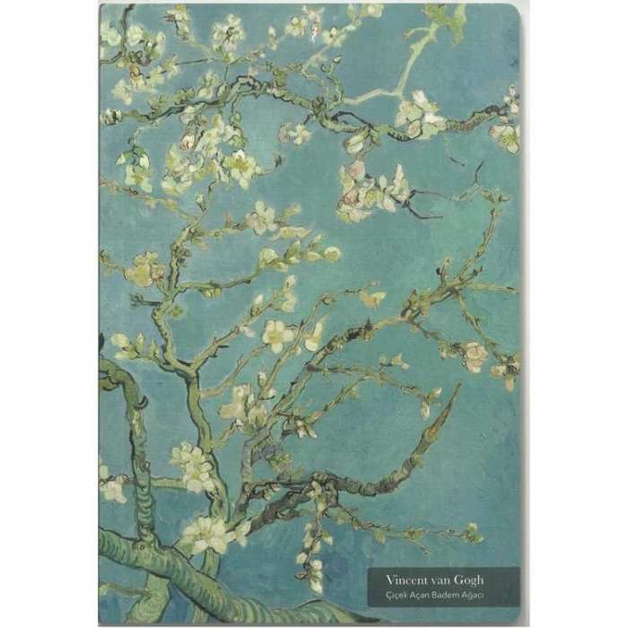 PAPİRÜS  TUVAL TERZİ DİKİŞ KARTON KAPAK 16X23 56YP. NOKTALI DEFTER