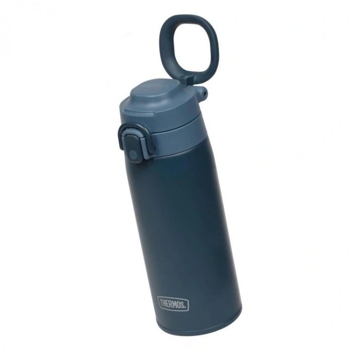 THERMOS JOS-550IBL (023563-AK) CARRY LOOP ÇELİK TERMOS/MUG PİPETSİZ 550ML - INDIGO BLUE
