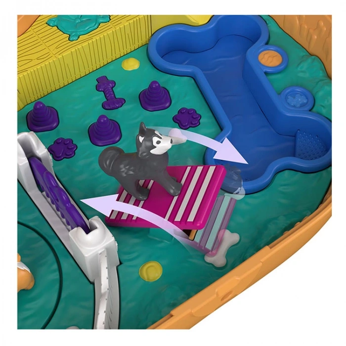 MATTEL FRY35/ GTN13 POLLY POCKET VE MACERALARI OYUN SETLERİ CORGI CUDDLES