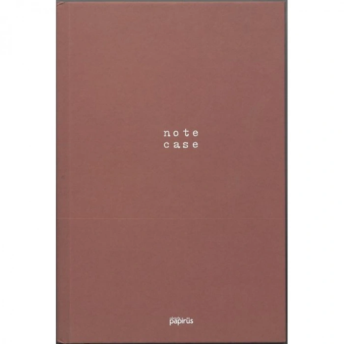 PAPİRÜS  NOTE CASE SERT KAPAK CİLTLİ 16X23 120YP. KARELİ DEFTER