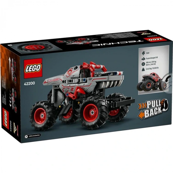 LEGO TECHNIC 42200 MONSTER JAM THUNDER ROARUS PULL-BACK 232 PARÇA 7+