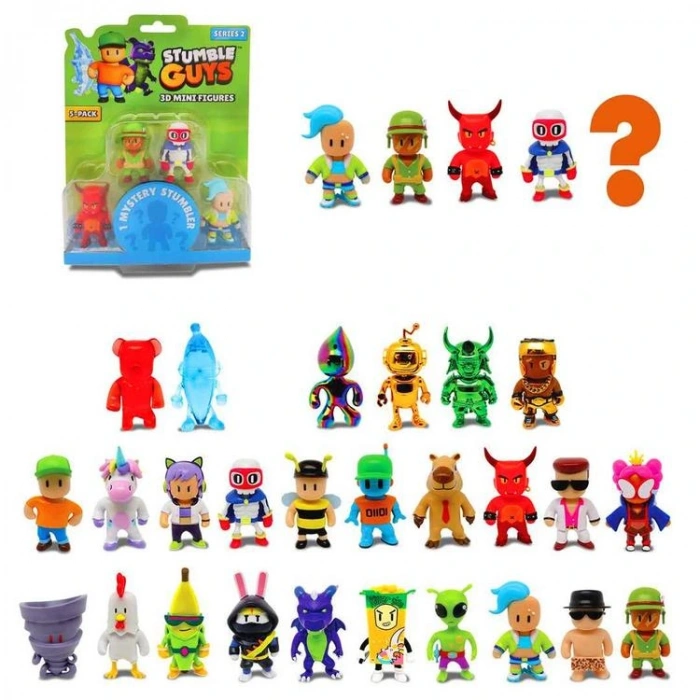 GIOCHI TUY14000 DIRAMIX STUMBLE GUYS S2 5Lİ MİNİ FİGÜR 4+