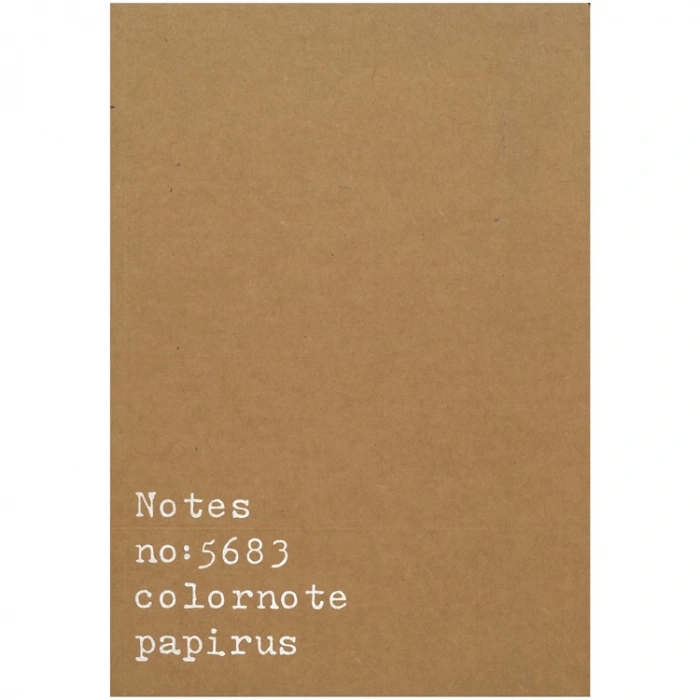 PAPİRÜS NOTES TERZİ DİKİŞ KARTON KAPAK 16X23 56YP. ÇİZGİSİZ DEFTER