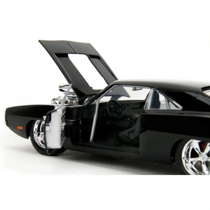 SİMBA JADA 3205006 FAST&FURIOUS 1:24 DOM & DODGE CHARGER R/T METAL ARABA VE  FİGÜR 8+