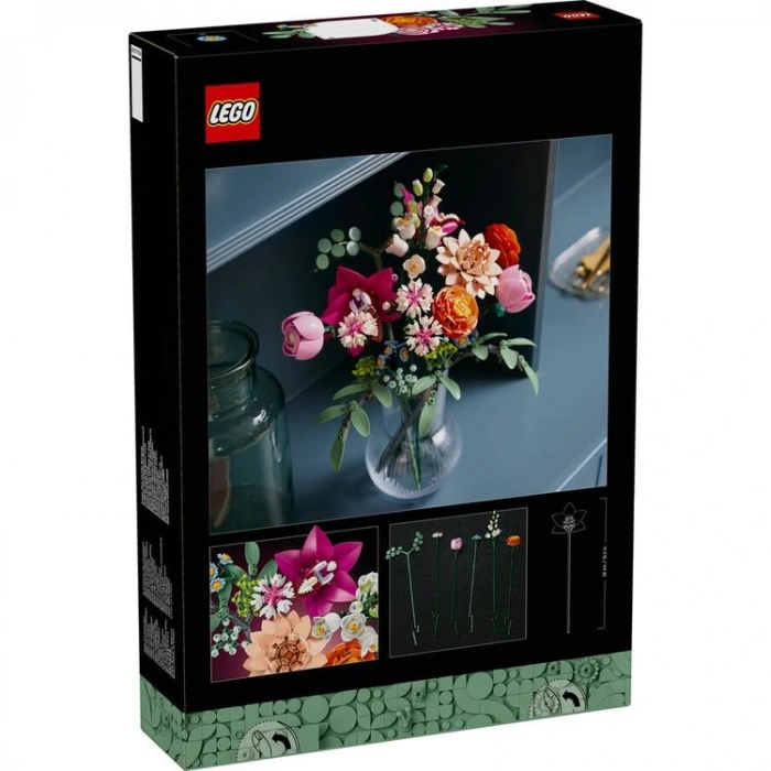 LEGO BOTANICALS 10342 PEMBE ÇİÇEK BUKETİ 749 PARÇA 18+