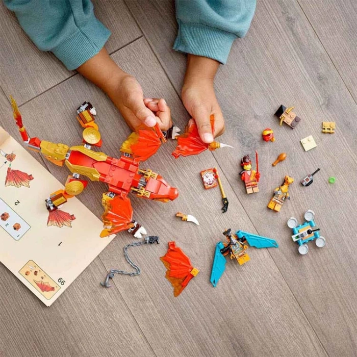 LEGO NINJAGO 71762 KAIS FIRE DRAGON EVO 204 PARÇA