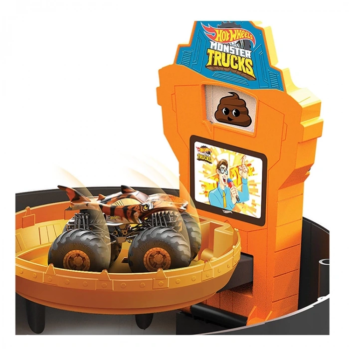 MATTEL GVK48 HOT WHEELS MONSTER TRUCKS AKROBASI TEKERLEĞİ OYUN SETİ