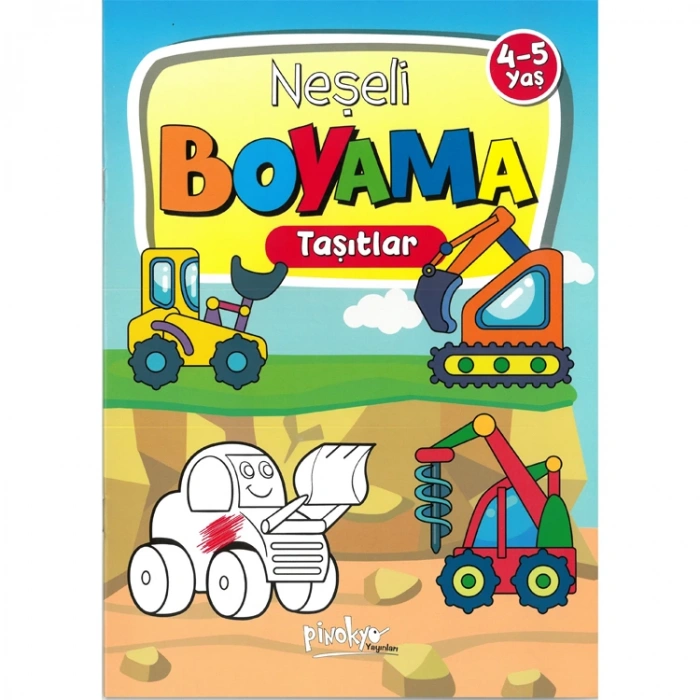NEŞELİ BOYAMA KİTABIM 4-5 YAŞ 6 KİTAP SET