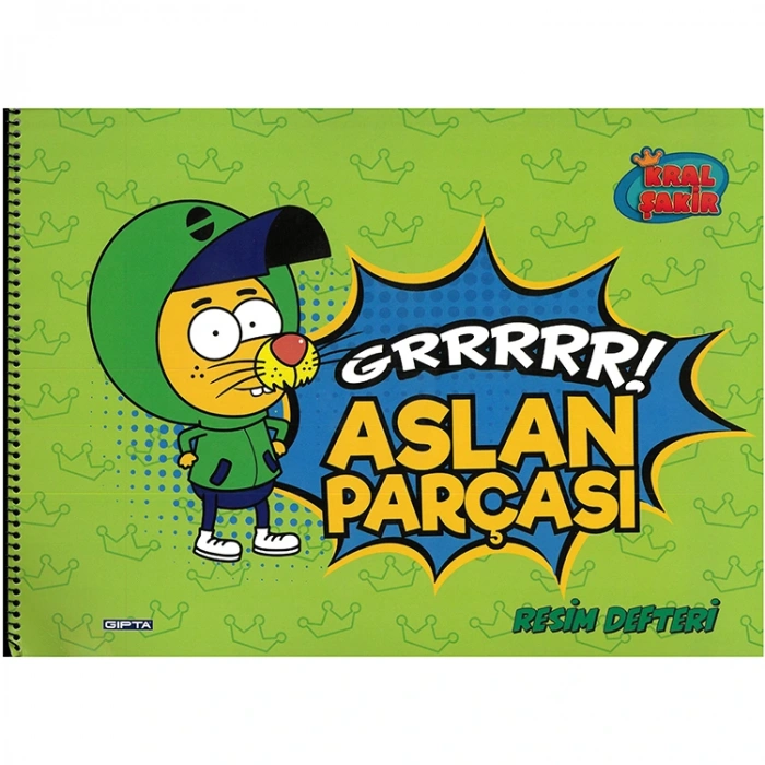 GIPTA KRAL ŞAKİR 25X35 SPİRALLİ RESİM DEFTERİ  15 YP.