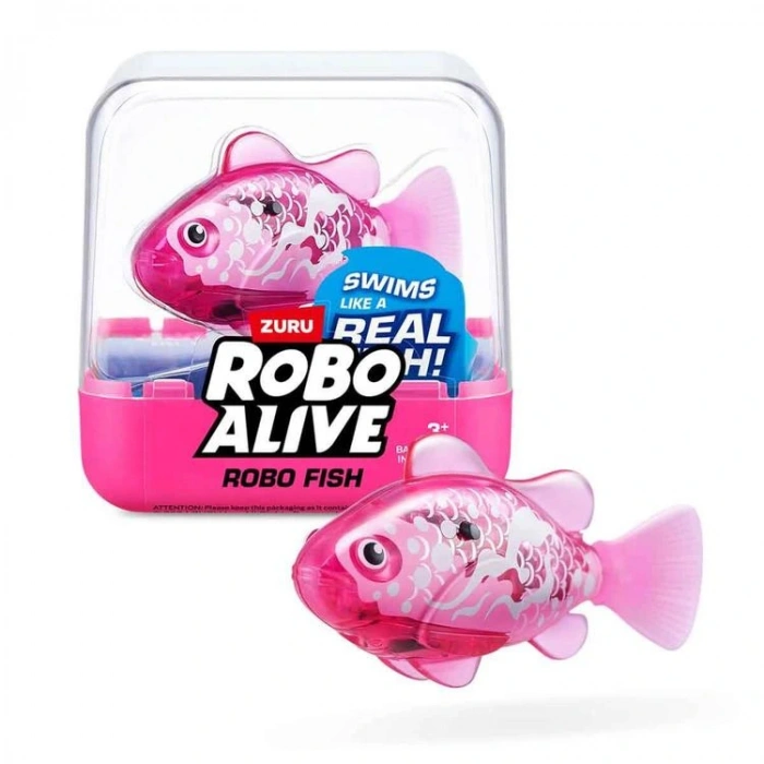 GIOCHI ZURU RBF00220 ROBO ALIVE FISH HAREKETLİ SUDA RENK DEĞİŞTİREN BALIK 3 + TEKLİ