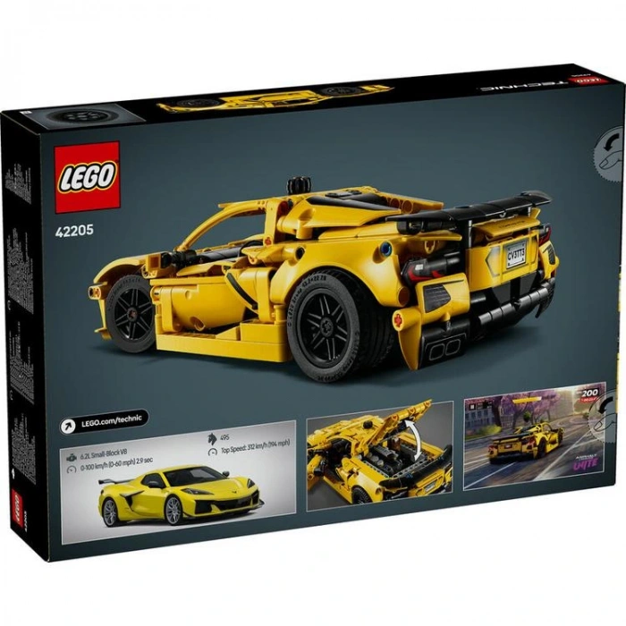 LEGO TECHNIC 44205 CHEVROLET CORVETTE STINGRAY 732 PARÇA