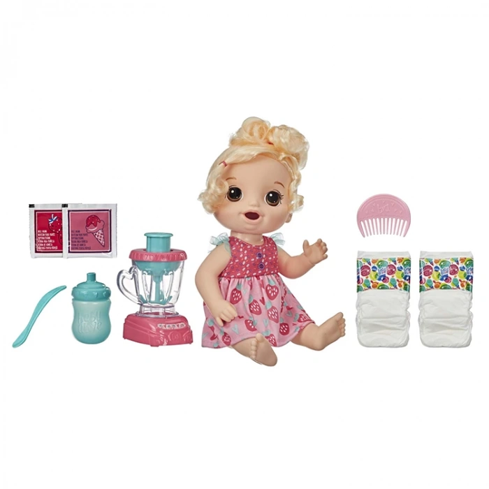 HASBRO E6943 BABY ALIVE BEBEĞİM VE SİHİRLİ MİKSERİ  SARIŞIN