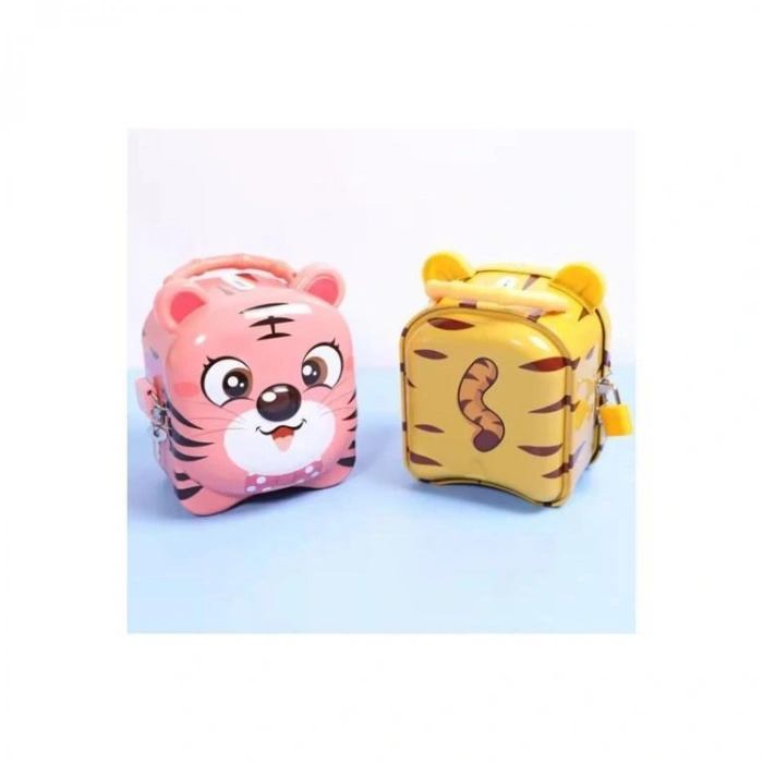 HUN BEST S-252 (13-17) KAPLAN SAPLI KİLİTLİ METAL KUMBARA 3+ - TEKLİ