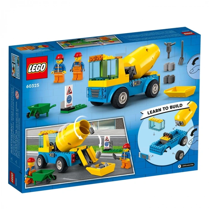 LEGO CITY 6379625 60325 CEMENT MIXER TRUCK