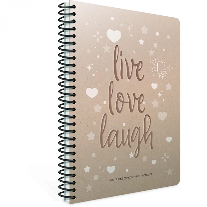 GIPTA LOVE BOOK SPİRALLİ SERT KAPAK 17X24 120 YP ÇİZGİLİ DEFTER