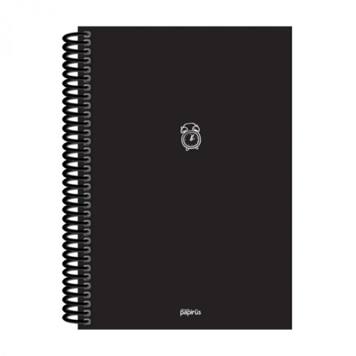 PAPİRÜS  HOLA SERT KAPAK SPİRALLİ 16X23 120YP. ÇİZGİLİ DEFTER