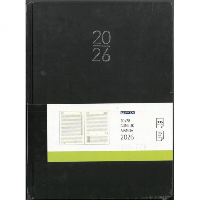 GIPTA 119-ECK EKO 20x28 GÜNLÜK AJANDA
