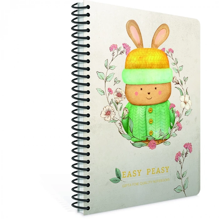 GIPTA EASY NOTES SPİRALLİ KARTON KAPAK DEFTER A4 100YP. KARELİ