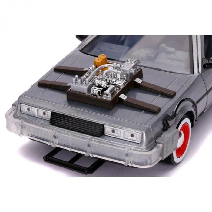 SİMBA JADA 3255027 GELECEĞE DÖNÜŞ III 1:24 TIME MACHINE DIE-CAST MODEL ARABA KUTULU 8+