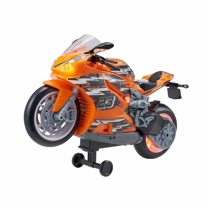 SUNMAN 1417134 TEAMSTERZ STREET MOVERZ SESLİ VE IŞIKLI MOTORİZE MOTOSİKLET 27 cm.