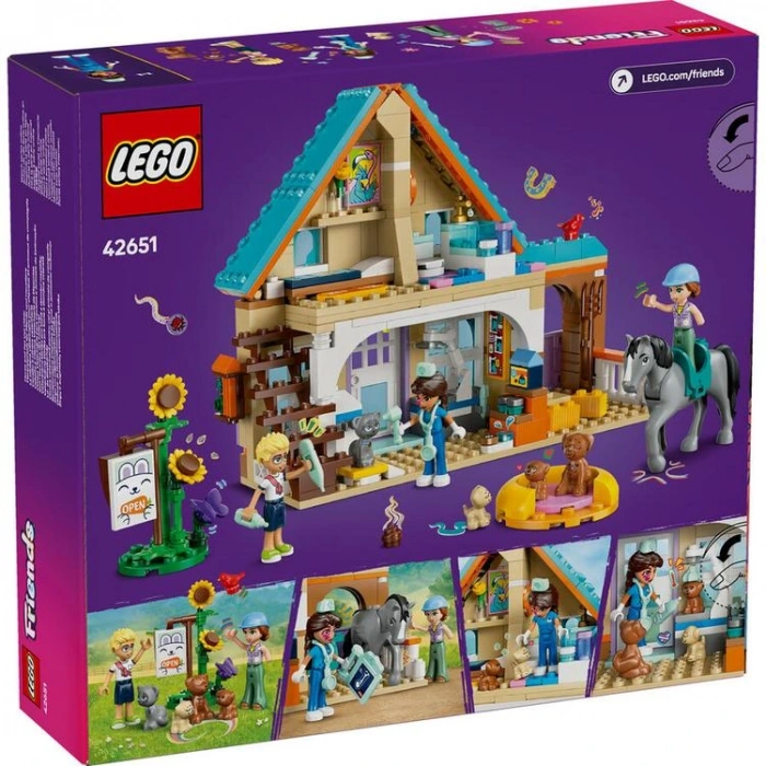 LEGO FRIENDS 42651 HORSE AND PET VET CLINIC 428 PARÇA 7+