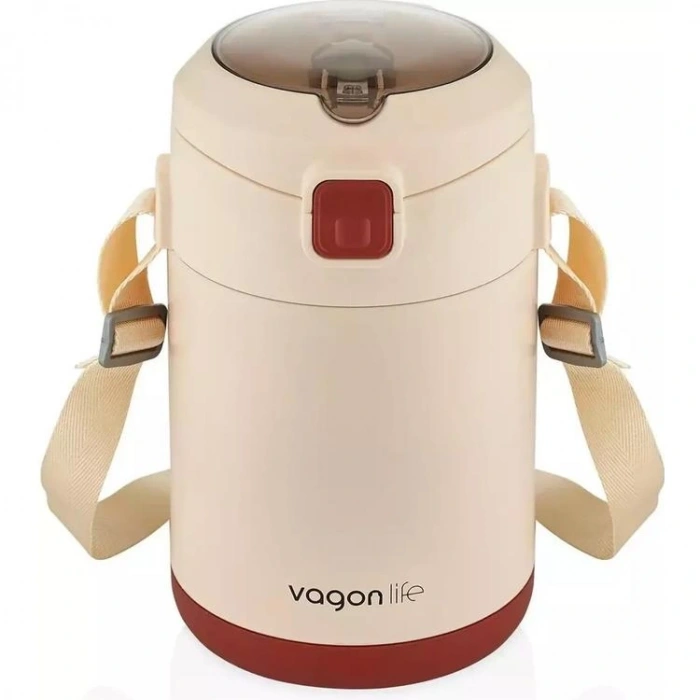 VAGONLİFE ÇELİK YEMEK KABI TEK HAZNELİ İKİ BÖLMELİ LUNCH BOX BL10081  1800 ML