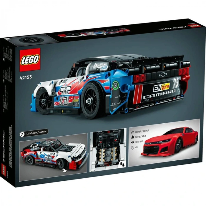 LEGO TECHNIC 42153 NASCAR YENİ NESİL CHEVROLET CAMARO ZL1 672 PARÇA