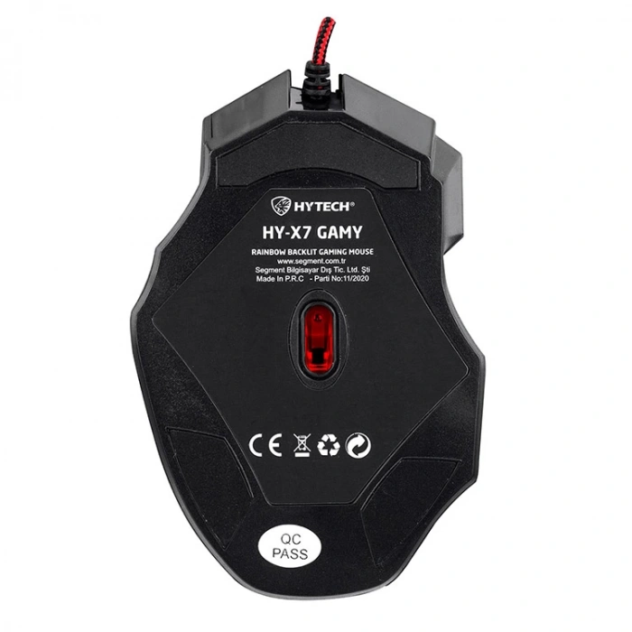 HYTECH HY-X7 GAMY GAMING OYUNCU MOUSE SİYAH