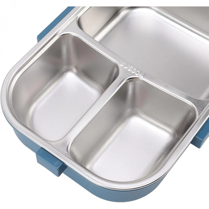 VAGONLİFE PASLANMAZ ÇELİK BÖLMELİ YEMEK KABI - LUNCH BOX  BL70010 900 ML PEMBE