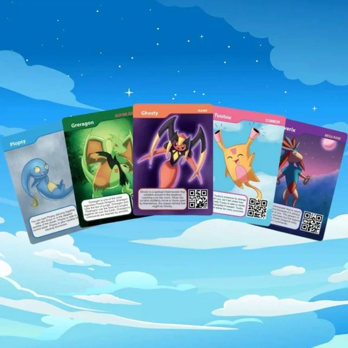 MYTHOS HOLOMONSTERS HOLOGRAMLI KOLEKSİYON KARTLARI