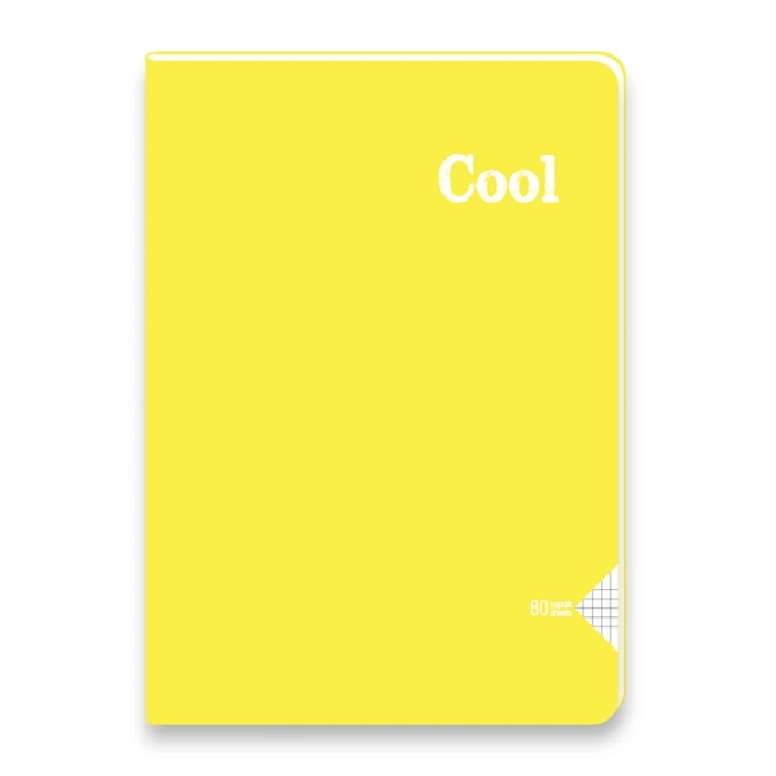 KESKİN COOL DİKİŞLİ PP KAPAK DEFTER A4 80 YP. KARELİ