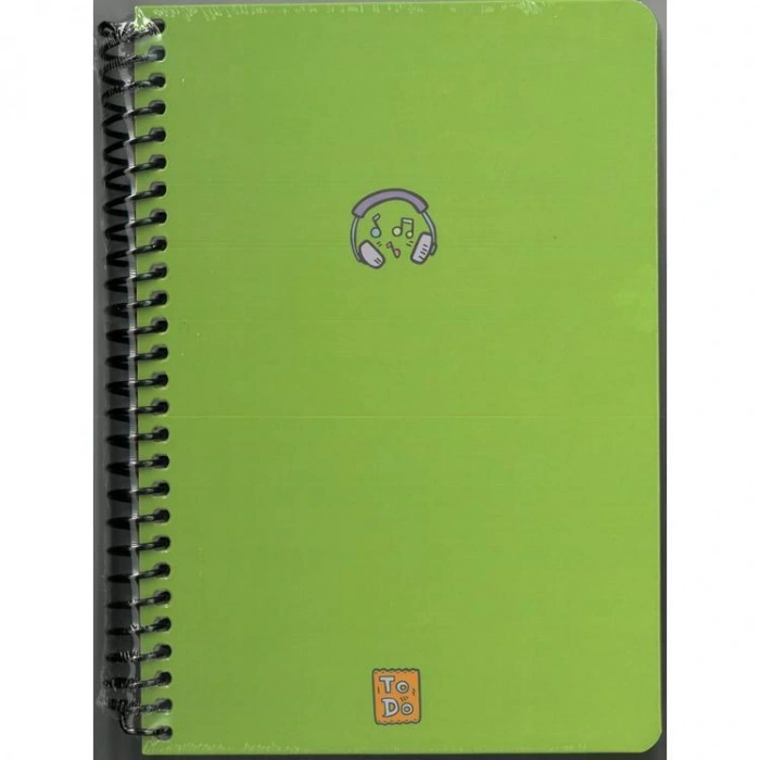PAPİRÜS TO DO SERT KAPAK SPİRALLİ 16X23 120YP. ÇİZGİSİZ DEFTER
