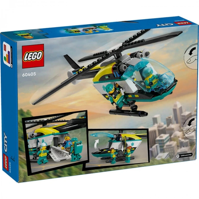 LEGO CITY 60405 ACİL KURTARMA HELİKOPTERİ 226 PARÇA
