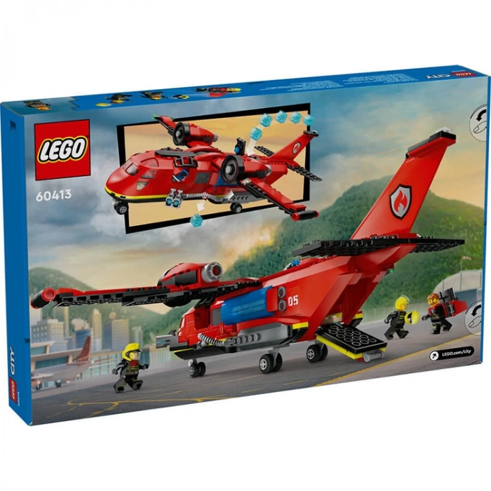 LEGO CITY 60413 İTFAİYE KURTARMA UÇAĞI 478 PARÇA