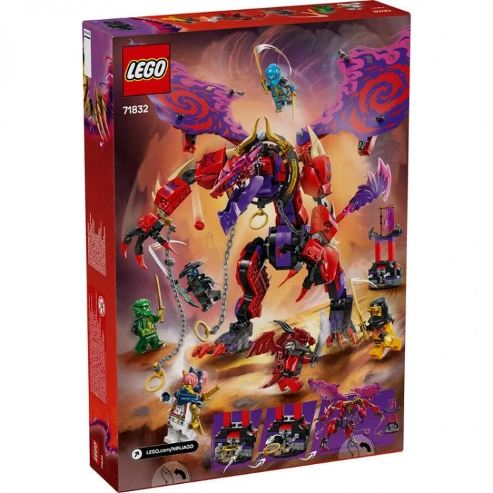LEGO 71832 THUNDERF ANG DRAGON OF CHAOS 668 PARÇA 8+