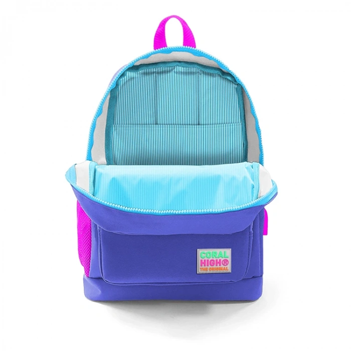 CORAL HIGH 23803 USB + AUX SOKETLİ LAVANTA PEMBE LAPTOP BÖLMELİ SIRT ÇANTASI