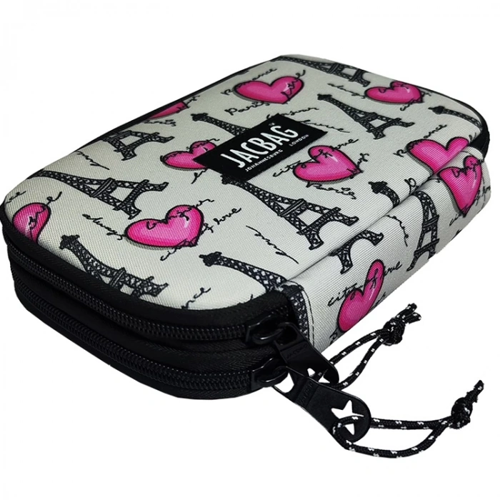 JACBAG DUAL COVER JAC-11 OVAL- ÇİFT KAPAKLI KALEM ÇANTASI