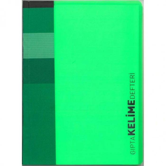 GIPTA İPLİKLİ DİKİŞLİ PP KAPAK A5 56YP. KELİME DEFTERİ - 2190