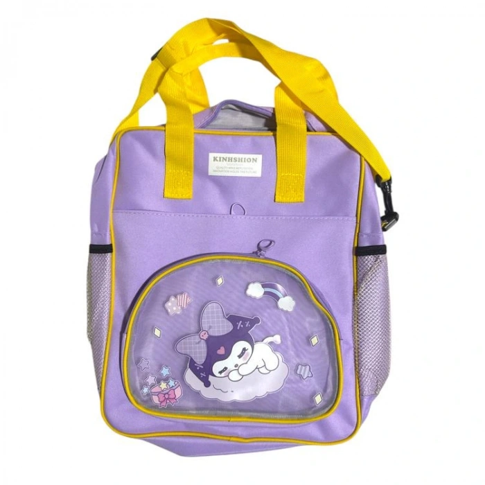 ODAK J448 KINHSHION KUROMİ& CANDY RABBIT 3 BÖLMELİ EL / KOL ÇANTASI 29 x 10 x 35 cm