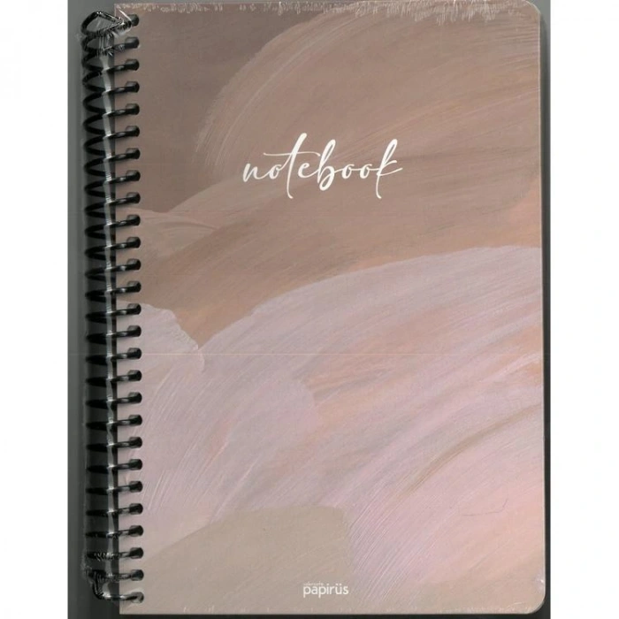 PAPİRÜS NOVA SERT KAPAK SPİRALLİ 16X23 100YP. KARELİ DEFTER