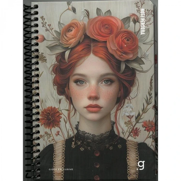 GIPTA NOTE PERSONA SPİRALLİ SERT KAPAK 17X24 100YP ÇİZGİLİ DEFTER - 7339