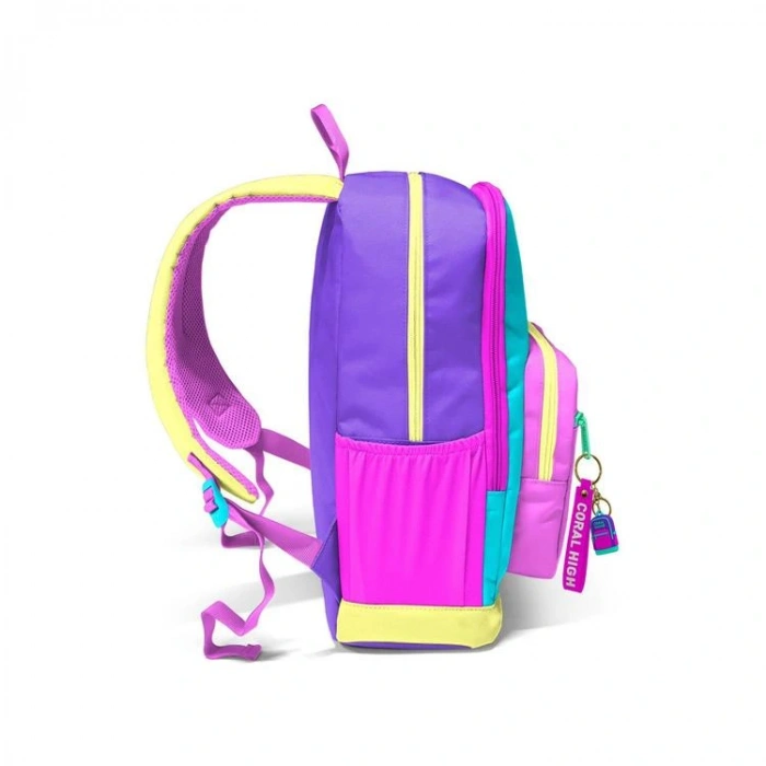 CORAL HIGH 23676 KIDS ÇOK RENKLİ DÖRT BÖLMELİ SIRT ÇANTASI