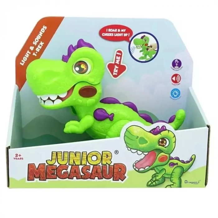 DRAGON TOYS 16961 JUNIOR MEGASAUR SESLİ VE IŞIKLI  T-REX