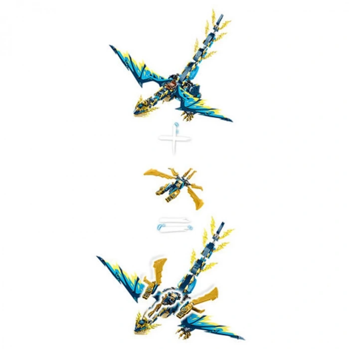 LEGO 71796 NINJAGO ELEMENT EJDERHASI İMPARATORİÇE ROBOTUNA KARŞI 1038 PARÇA 9+