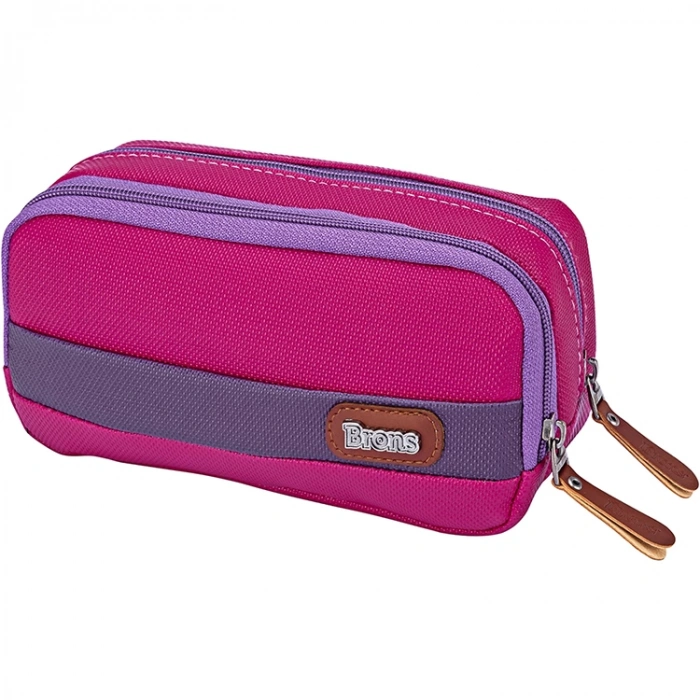 BRONS BR-3134 ÇİFT GÖZLÜ LACOS ŞERİT KALEM ÇANTASI