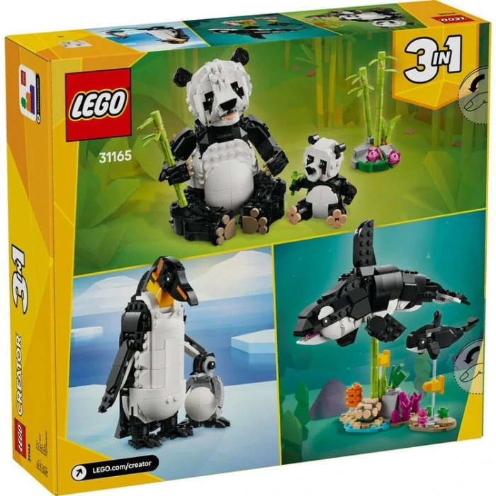 LEGO 31165  CREATOR PANDA FAMILY 3IN1 625 PARÇA 8+