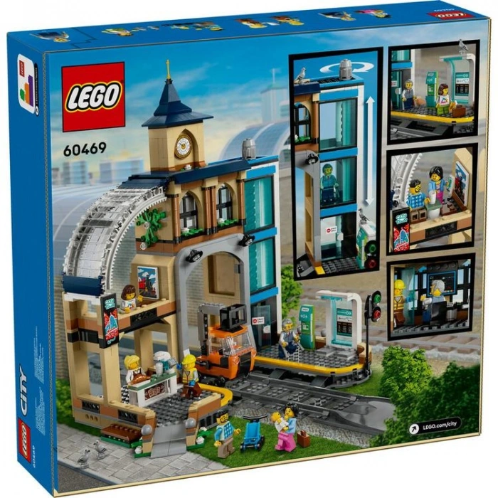 LEGO CITY 60469 CENTRAL TRAIN STATION 752 PARÇA 8+